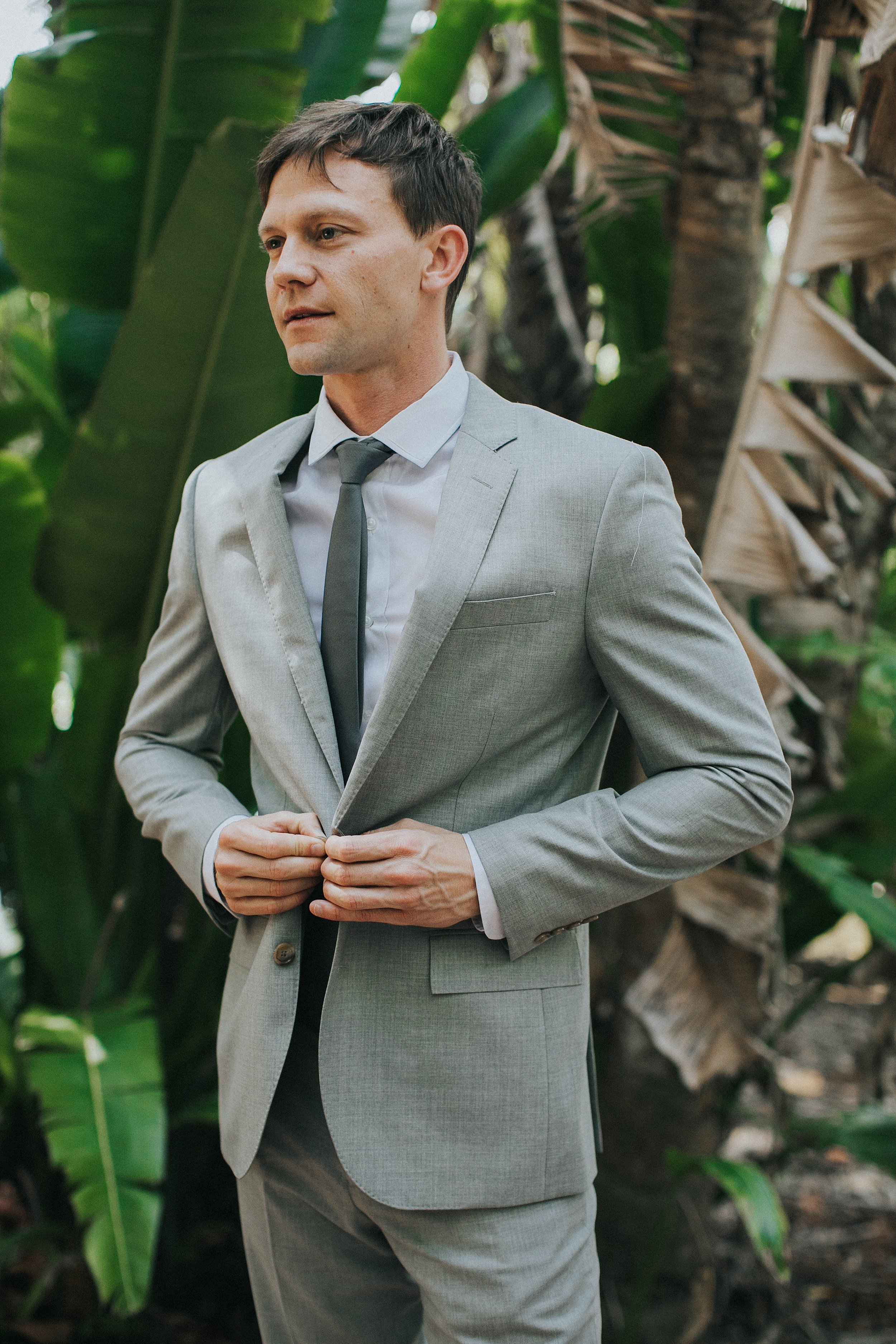 groom getting ready