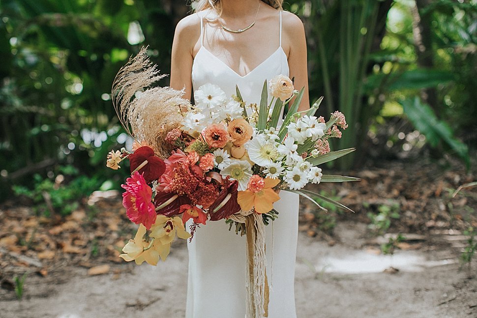 tropical wedding bouquet