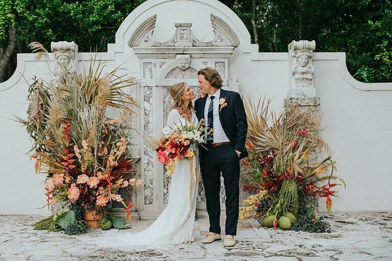 Heather + Zack – Boho Bonnet House Wedding – {South Florida Wedding Photographer}
