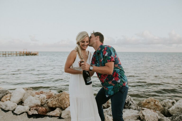 Molly + Dan Islander Resort Engagement Session – Florida Keys Wedding Photographer