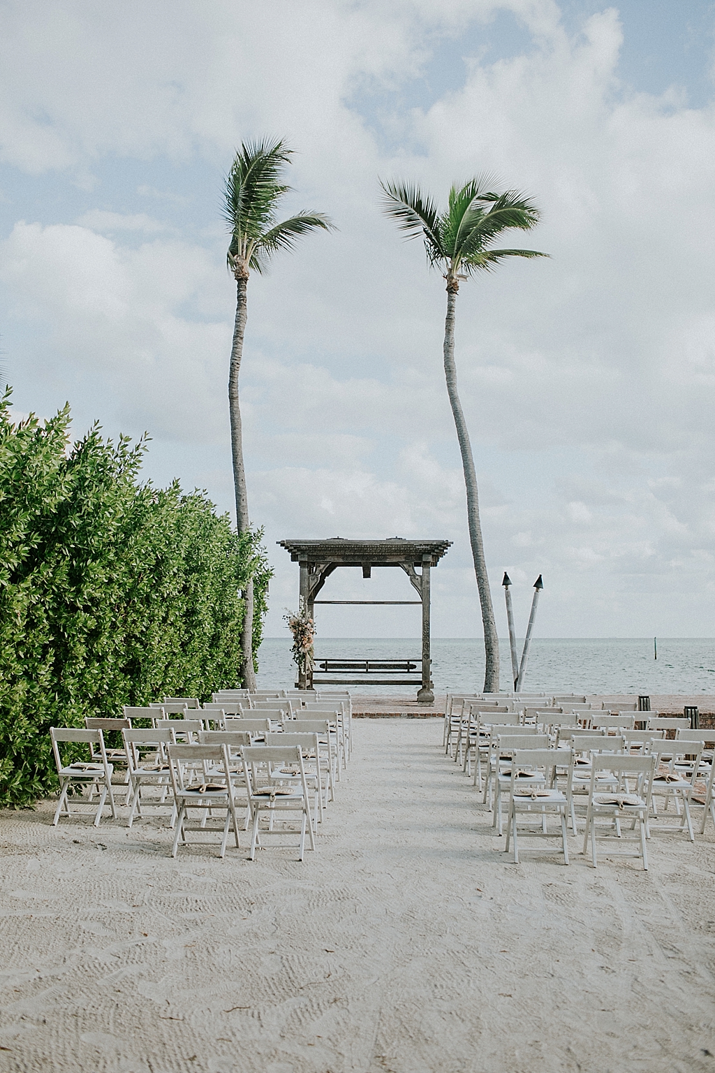simple beach wedding ceremony in islamorada florida
