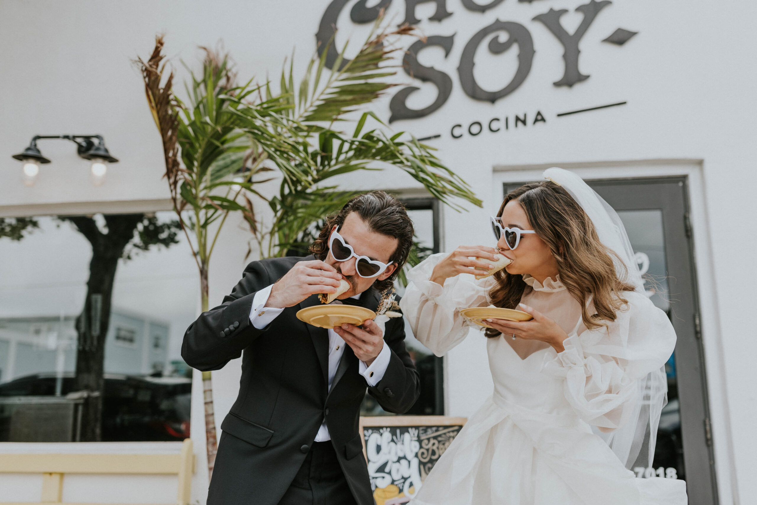 grabbing tacos on your elopement day
