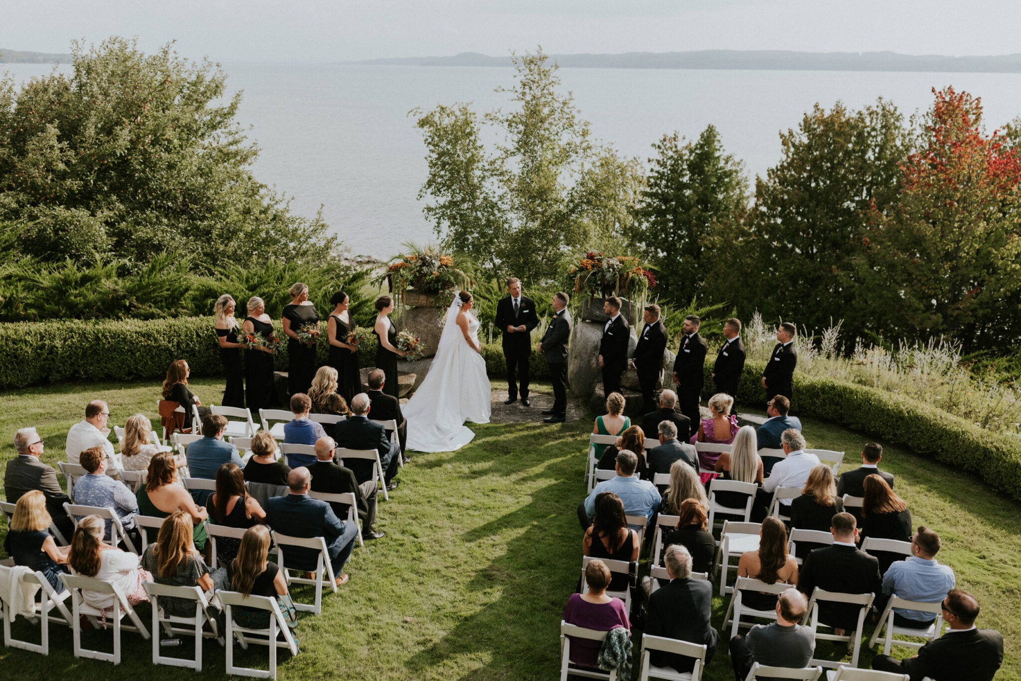 Summer Wedding On Torch Lake