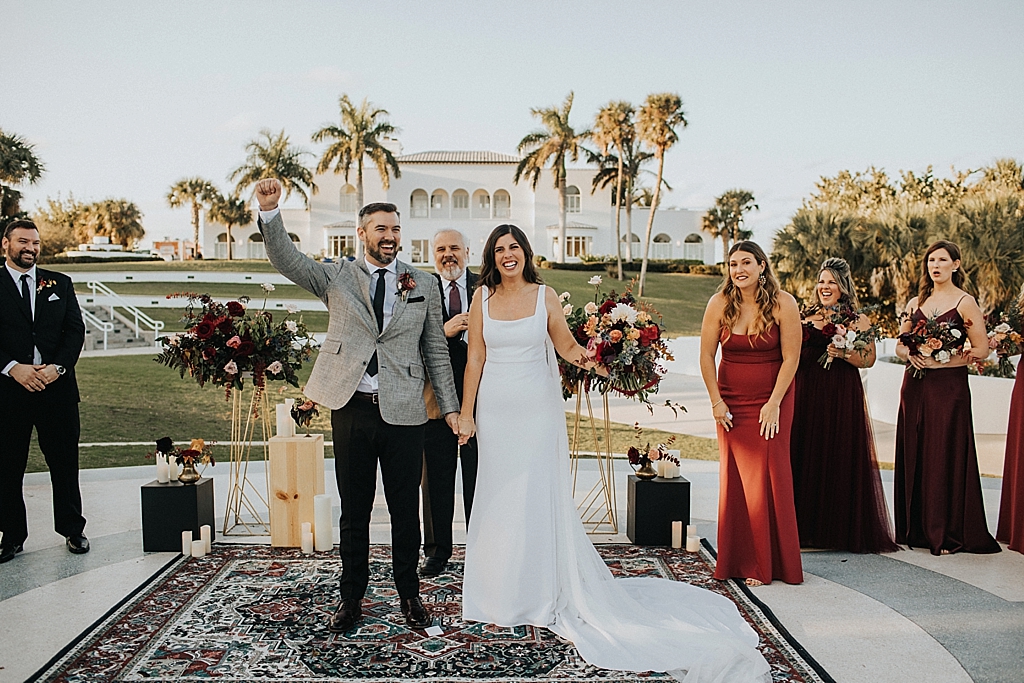 modern classic florida wedding